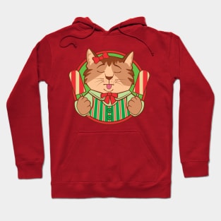 Blep Christmas Cat Hoodie